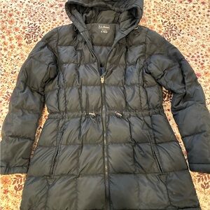 L.L. Bean Women's Dark Gray Puffer Coat